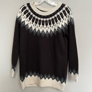 BDG Urban Outfitters Wool Pullover Fair Isle Sweater Coastal Nordic